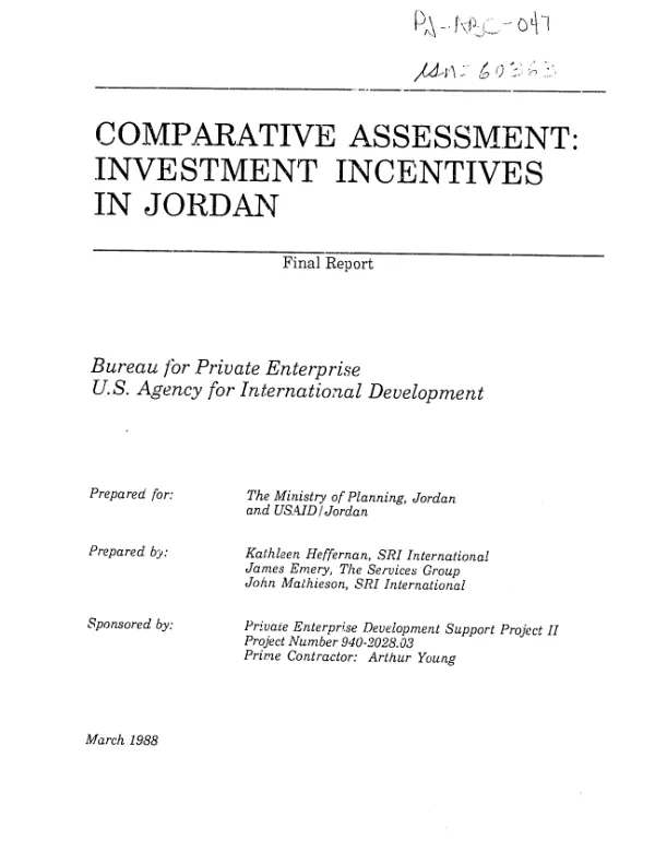 Ocho Rios organizational capacity baseline internal report