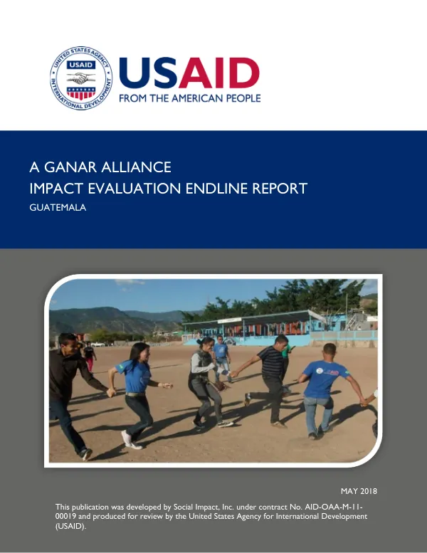 A ganar alliance impact evaluation : endline report : Guatemala
