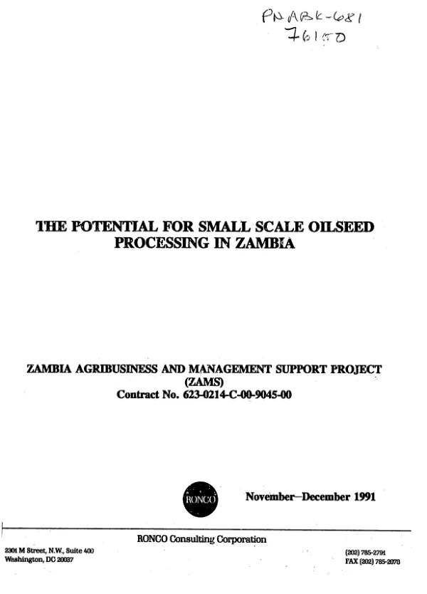Nutrition in agriculture : annotated bibliography