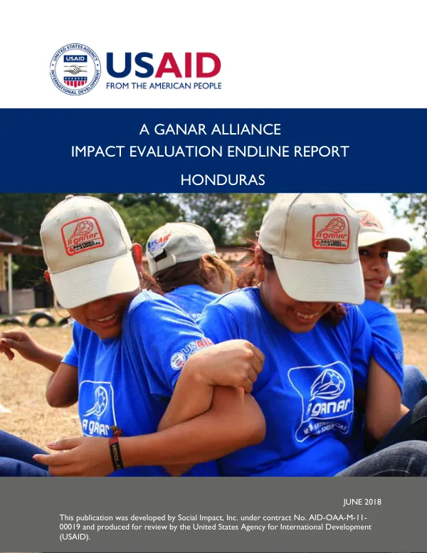 A ganar alliance impact evaluation : endline report : Honduras
