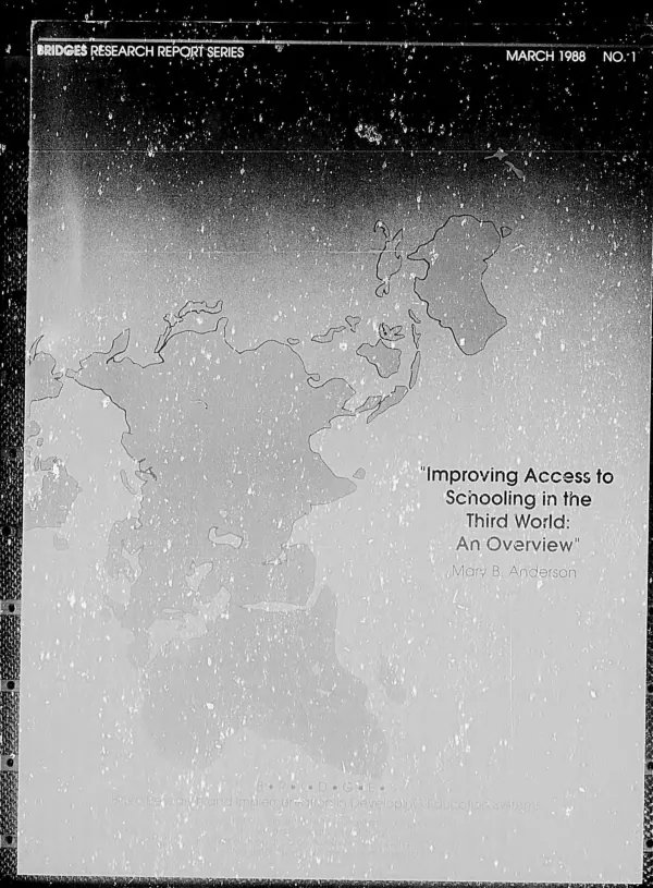 Improving access to schooling in the Third World : an overview