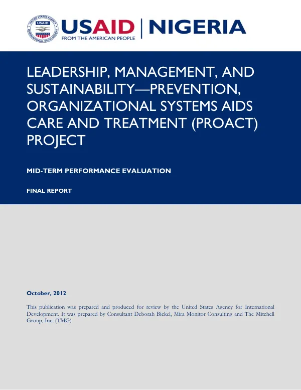 Evaluation of the comprehensive health improvement program - province specific, October 1987