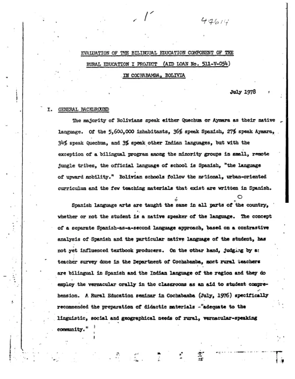 Jamaica agricultural institutions and recommendations for improvement : a report to the USAID mission in Jamaica