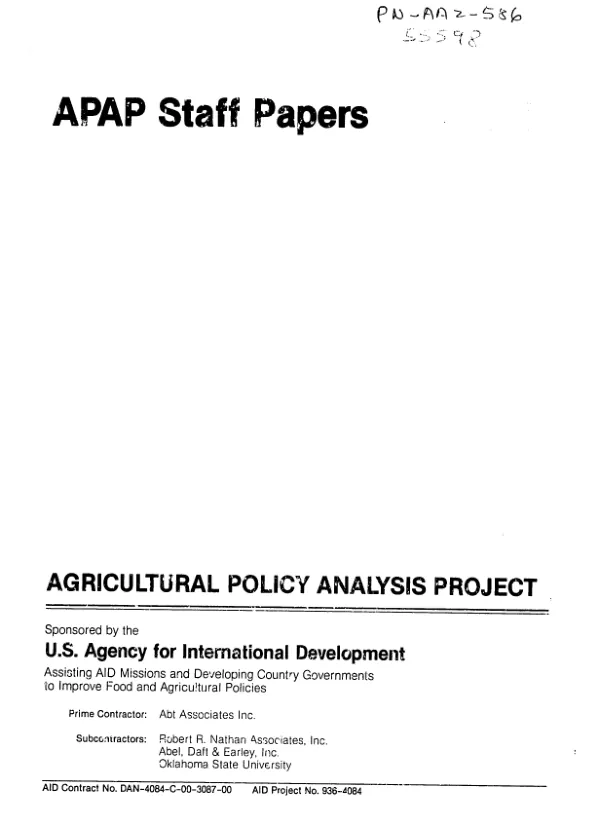 Food aid and economic policy reform