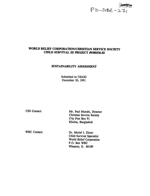 Sustainable power sector reform in emerging markets : financial issues and options [-- executive summary & conclusions]