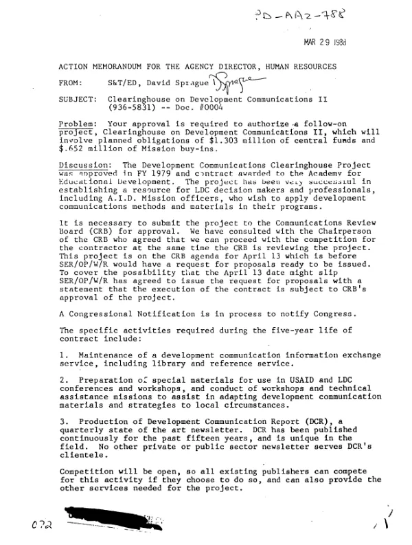 Benin assessment and analysis report, February 15-28, 2004