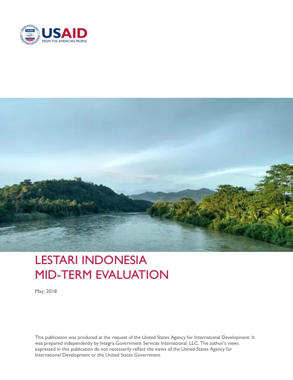 LESTARI Indonesia mid-term evaluation