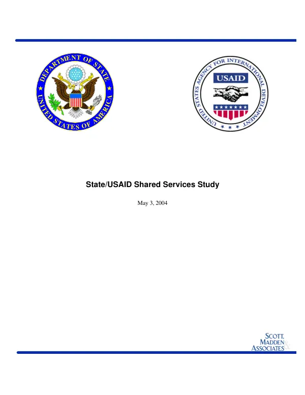State/USAID shared services study