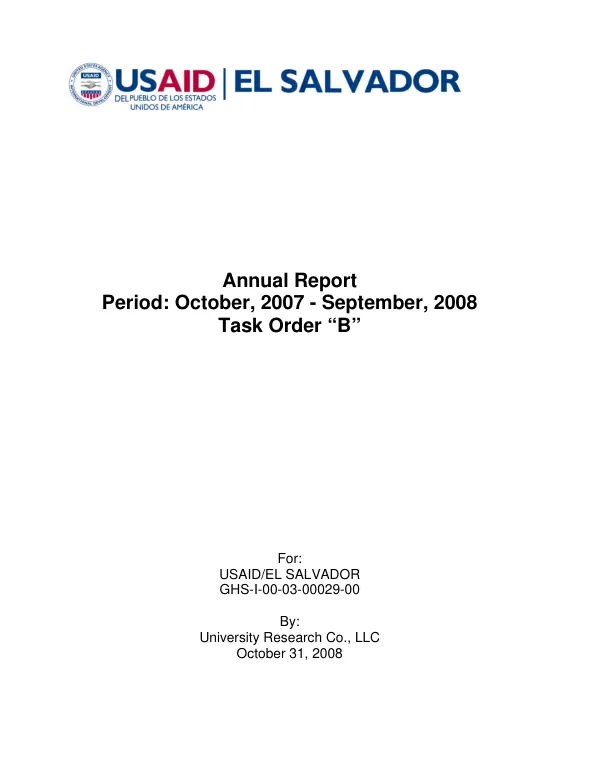 Final report of activities : NGO partnerships umbrella grant activity-RASP (Romanian-American sustainable partnerships)