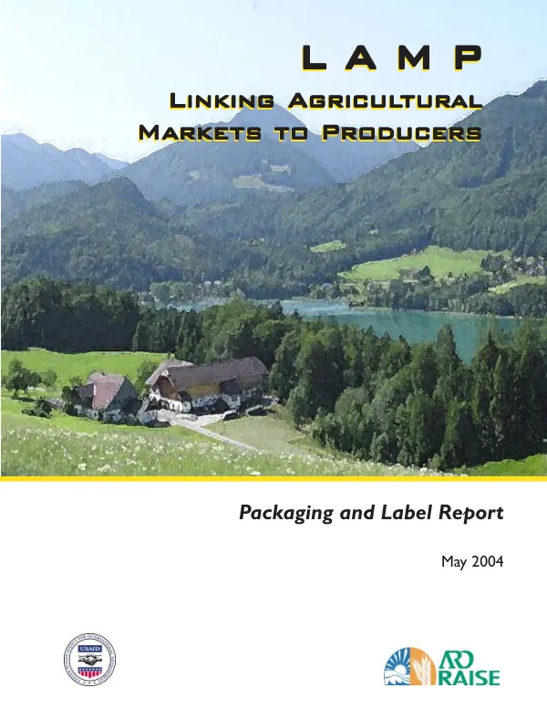 LAMP, linking agricultural markets to producers : packaging and label report
