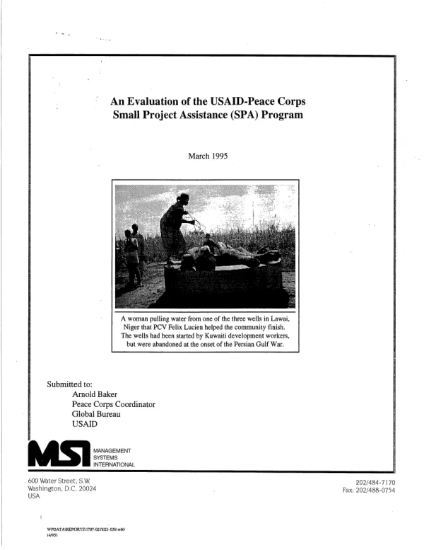 Report of the external evaluation panel review FY 02B/03 bean/cowpea collaborative research support program