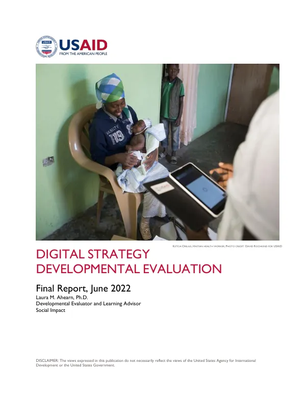 Digital Strategy Developmental Evaluation