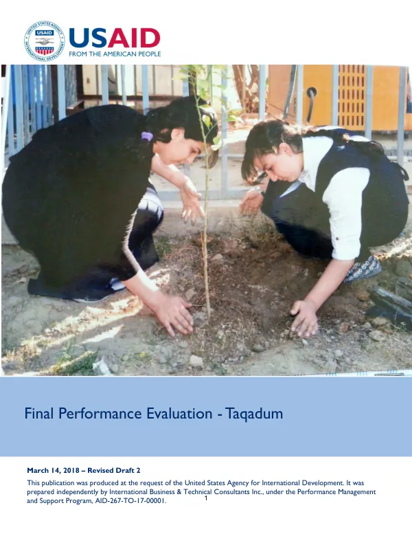 Final performance evaluation - Taqadum