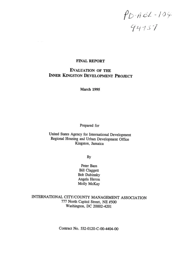 Integrated solid waste management plan : final status quo report