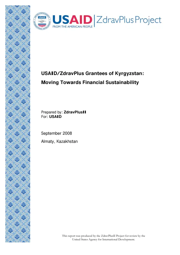 Graduation strategy for USAID assistance to the Indonesia national family planning program