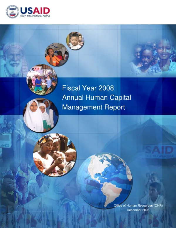 Fiscal year 2008 annual human capital management report