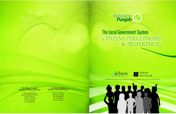 Findings from Punjab : the local government system -- citizens perceptions & preferences