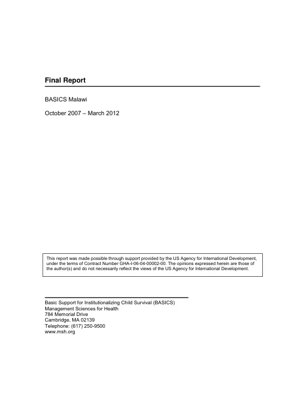 Livelihoods integration unit (LIU) second annual report : October 1, 2007-September 30, 2008 -- including quarterly report, July 1-September 30, 2008