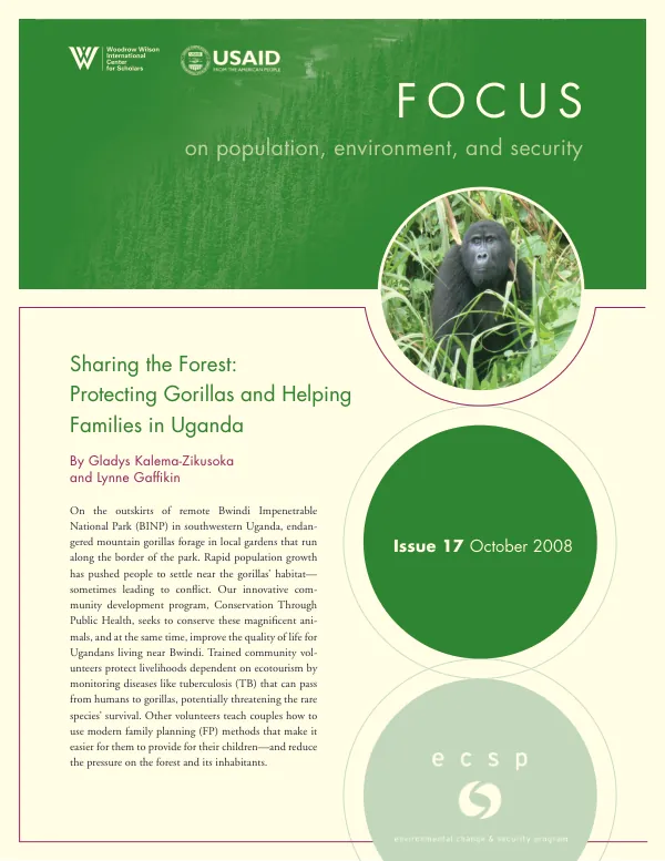 Sharing the forest : protecting gorillas and helping families in Uganda
