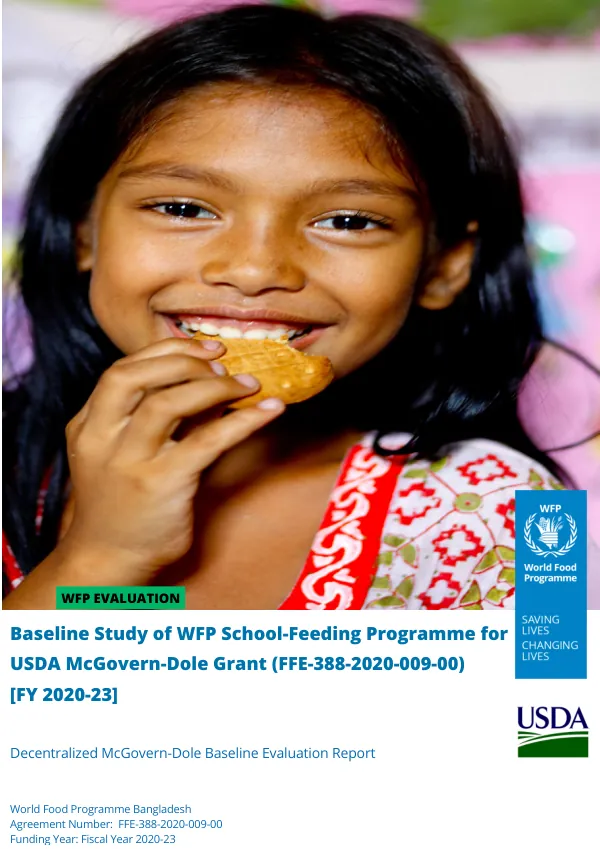 Baseline Study of WFP School-Feeding Programme in Bangladesh for USDA McGovern-Dole Grant FY2020-23