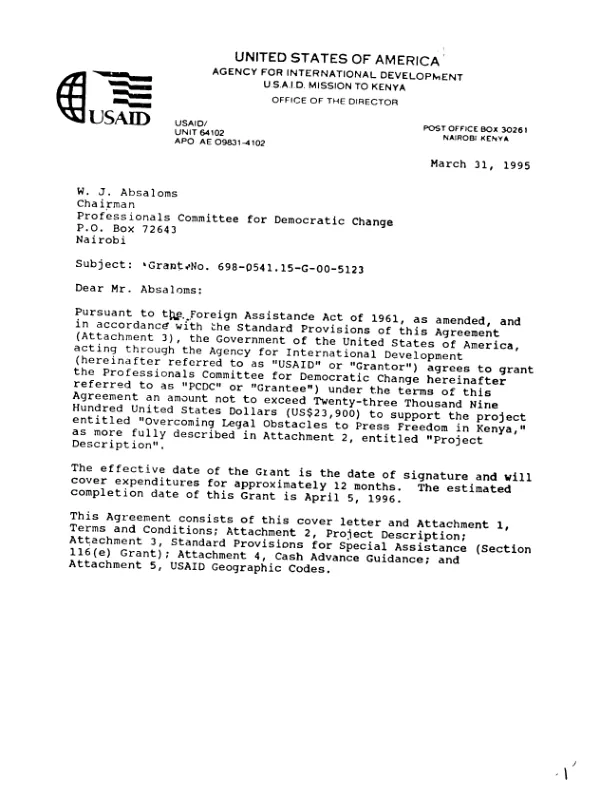 ADS chapter 540 : USAID development experience information
