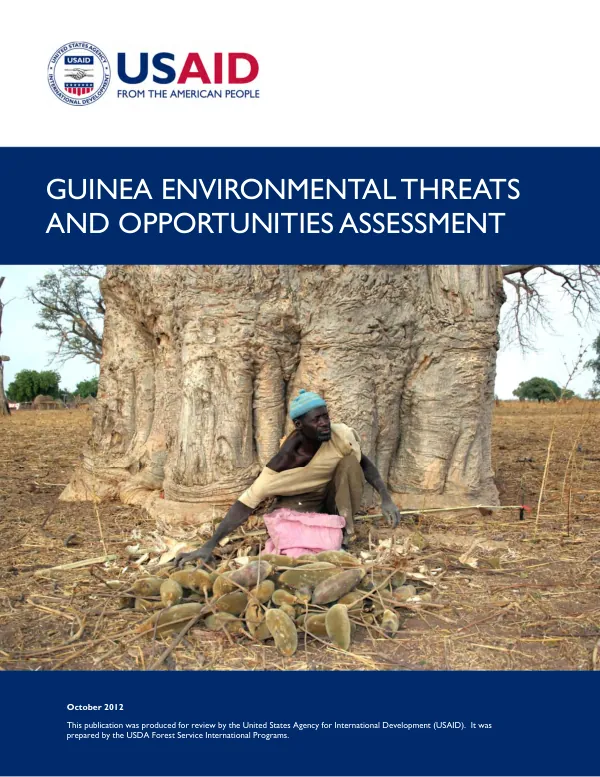 Guinea environmental threats and opportunities assessment