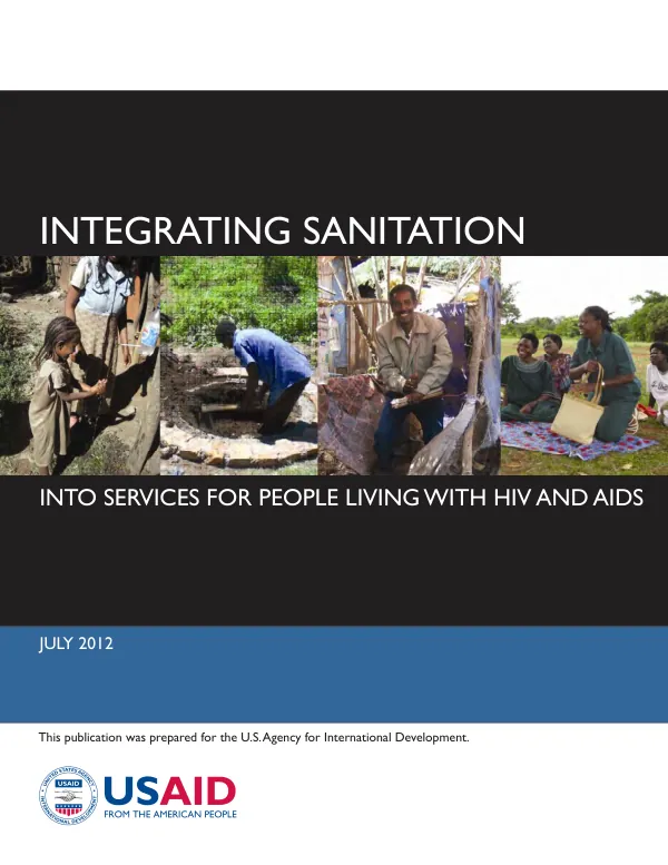 Integrating sanitation into services for people living with HIV and AIDS