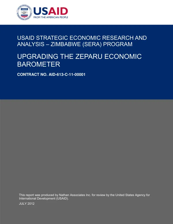 Upgrading the ZEPARU economic barometer