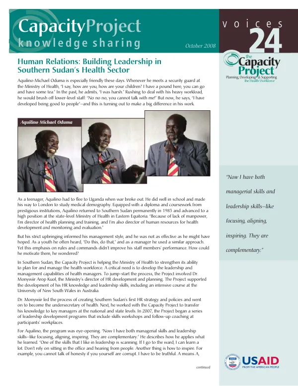 ADS chapter 253 : participant training for capacity development