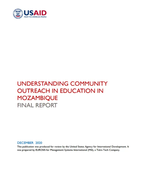Understanding Community Outreach in Education in Mozambique