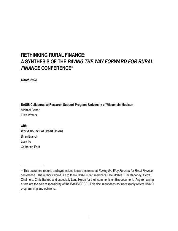 Asia regional biodiversity and tropical forest assessment (FAA 118/119) : for effective USAID development programming
