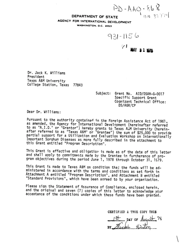 USAID Office of Southern African Affairs -- 1994 : assessment of program impact