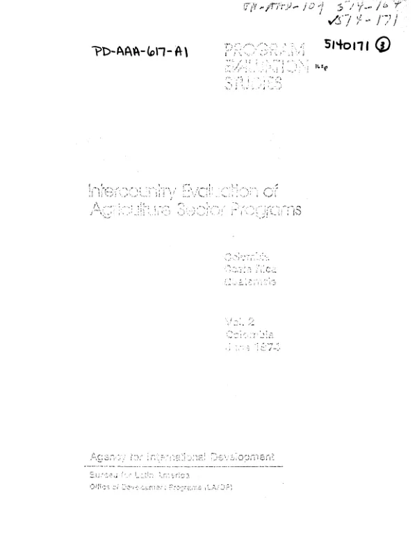 AGRICULTURE SECTOR V