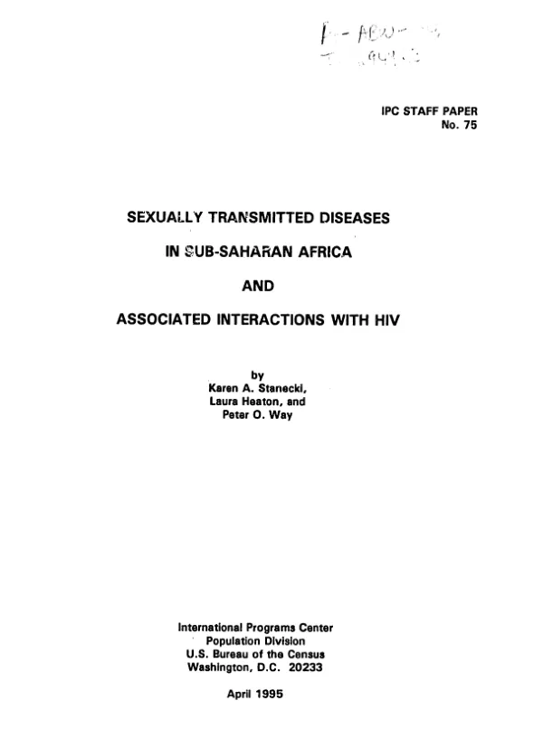 Sexually transmitted diseases in sub-Saharan Africa and associated interactions with HIV