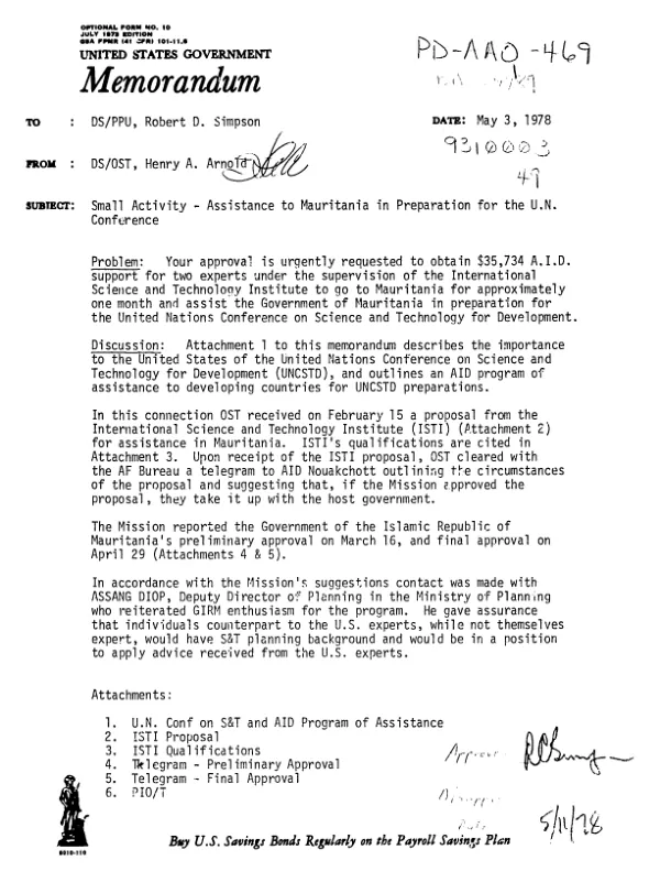 Assessment of program impact : FY 1994 -- Burundi