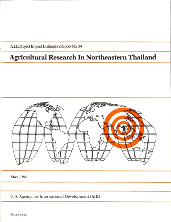 Agricultural research in northeastern Thailand