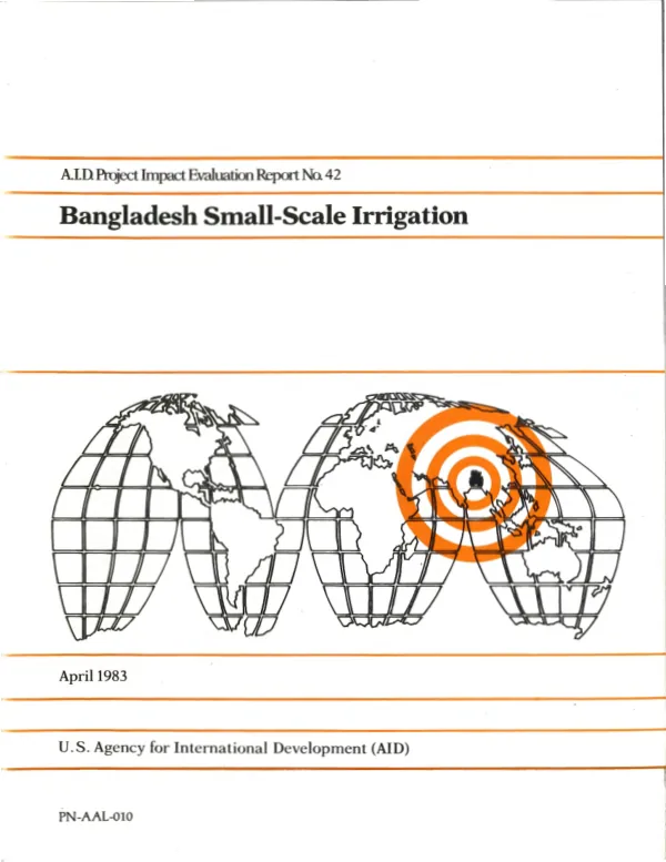 Bangladesh small-scale irrigation