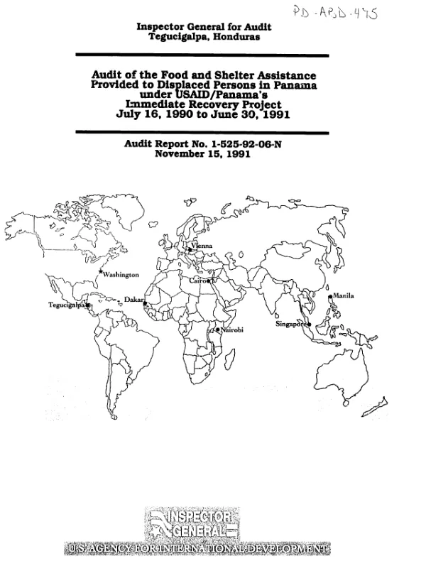 Report on housing issues in Burundi