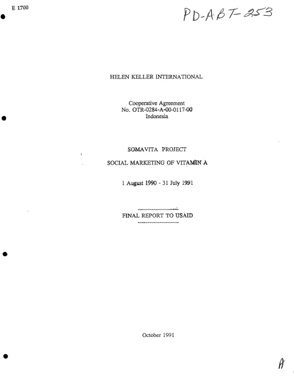 Liberia : education and training sector assessment