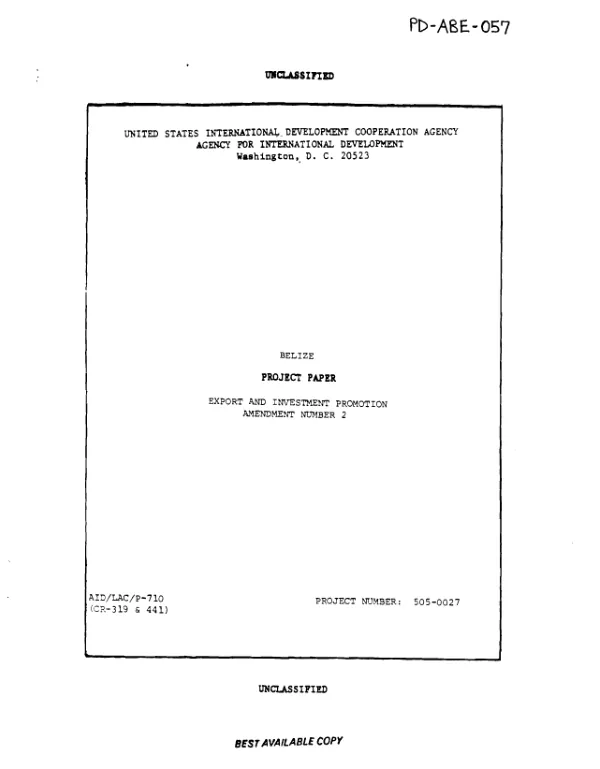 Export and investment promotion : amendment no. 2