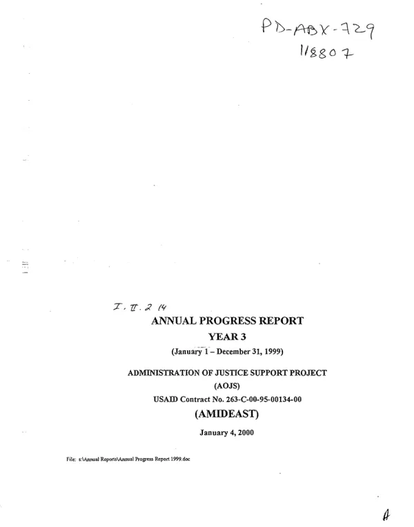 Project assistance completion report, USAID/Guatemala : community based integrated health and nutrition systems project no. 520-0251