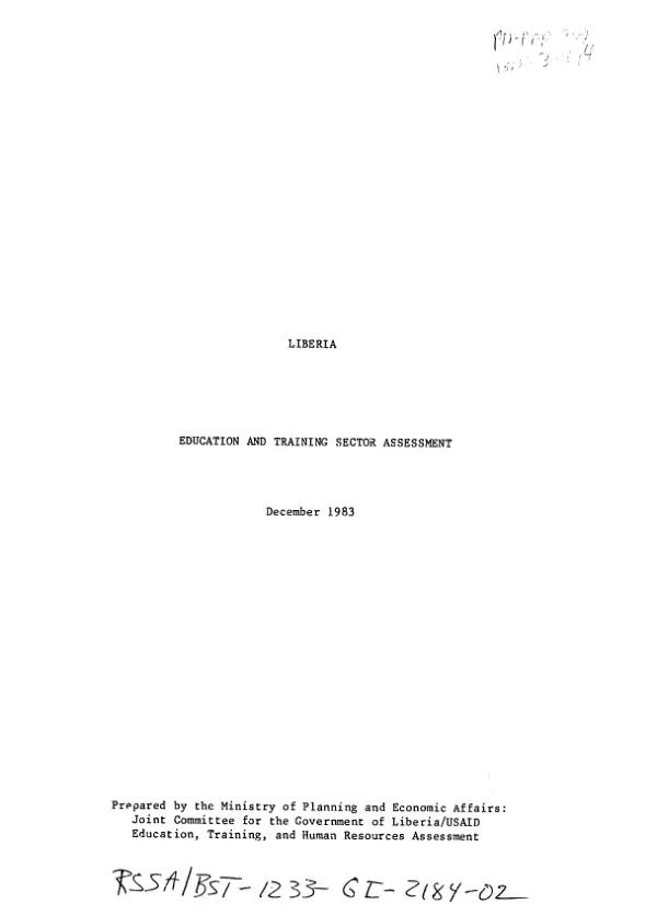 Report of the Sub-Committee on Performance Measurement