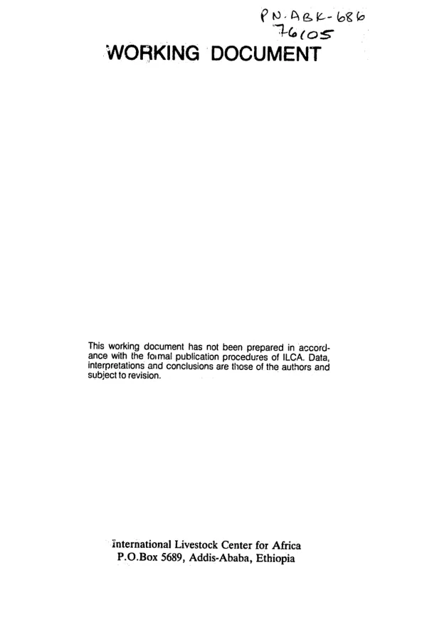 Financing and staffing of livestock services in sub-Saharan Africa : a cross-country analysis