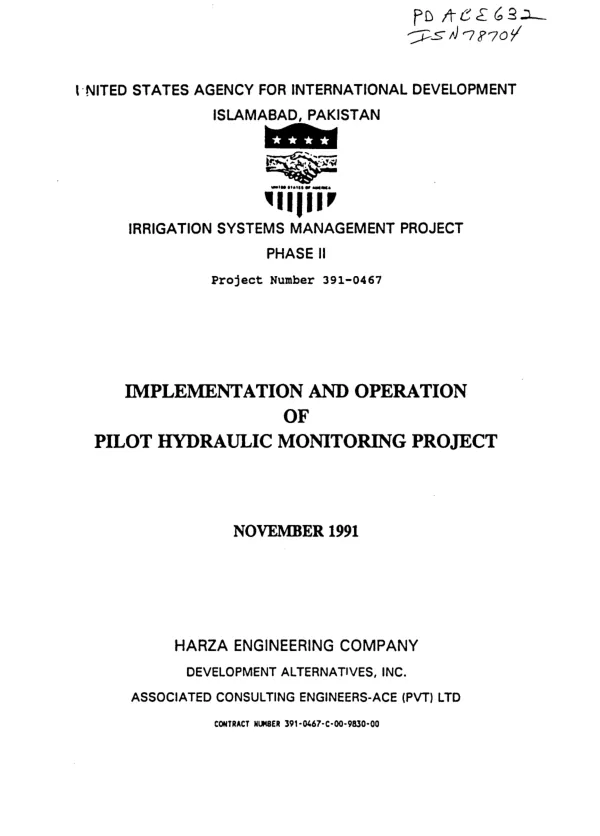 Sambas emergency response : USAID -- final report
