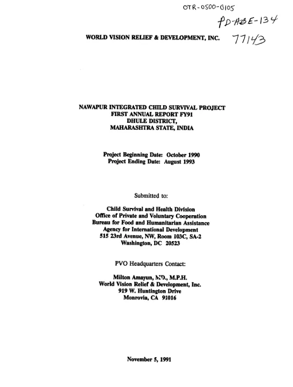 Participatory evaluation of Partners of the Americas grant from the US Agency for International Development (LAG-G-00-93-00032-00) focusing on the Inter-American Democracy Network : final report