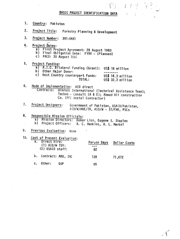 Forestry planning and development