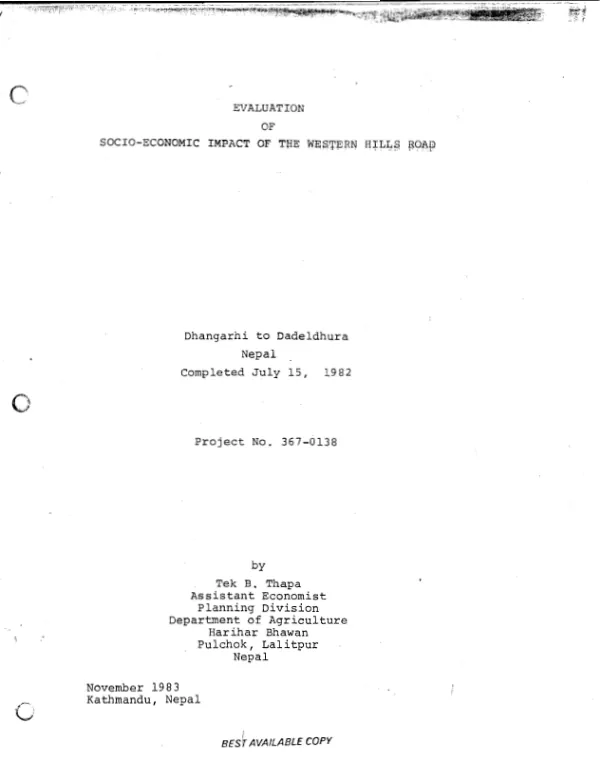 Consultancy report on work completed during period of February 7 to 26, 1988 concerning project sponsored by the Indian Council of Agricultural Research : project no. 386-0470, agricultural research umbrella, subproject 5, conversion of biodegradable animal wastes for livestock feed