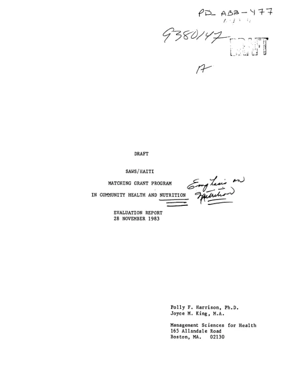 ICLARM five-year plan (1988-1992) : part 1. directions and opportunities