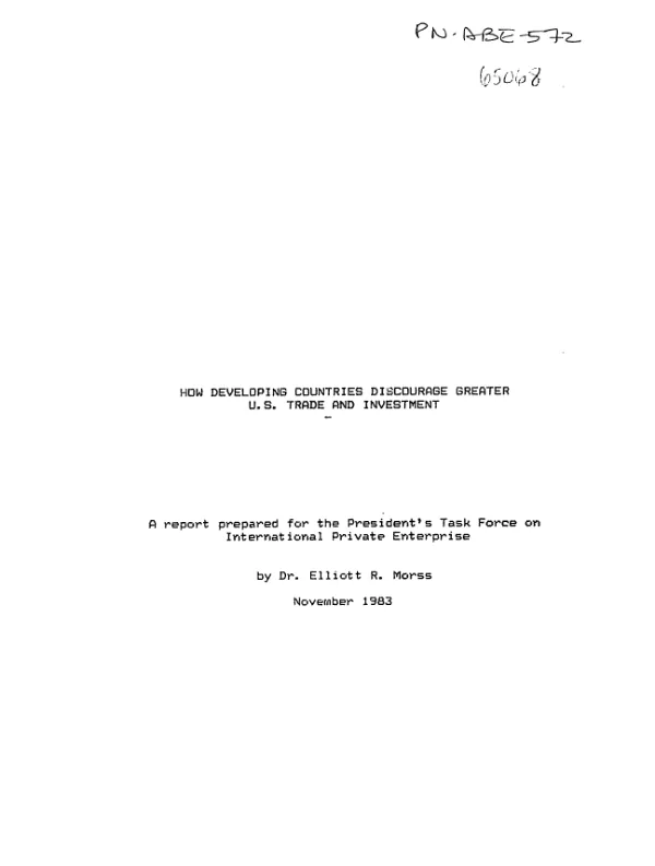 Guidelines for institutional assessment : water and wastewater institutions