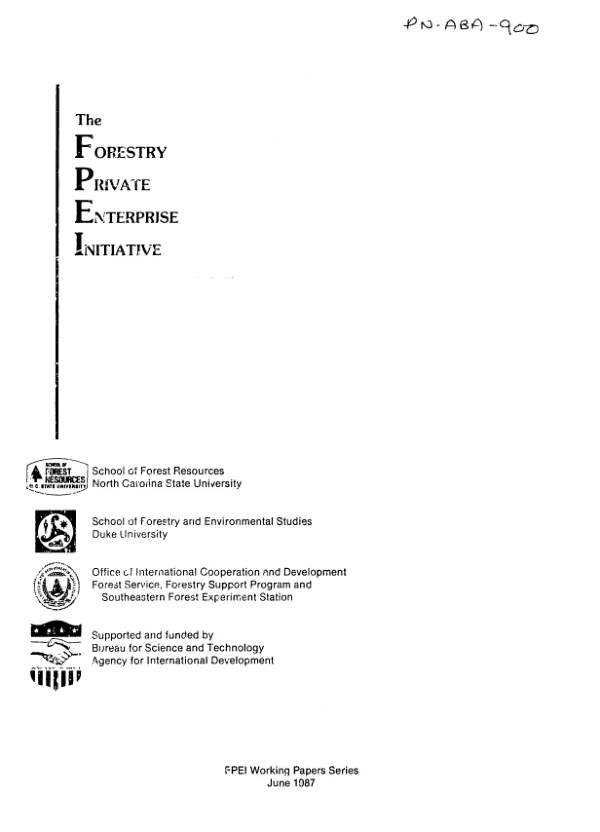 Tropical tourism as economic activity : OTS in Costa Rica